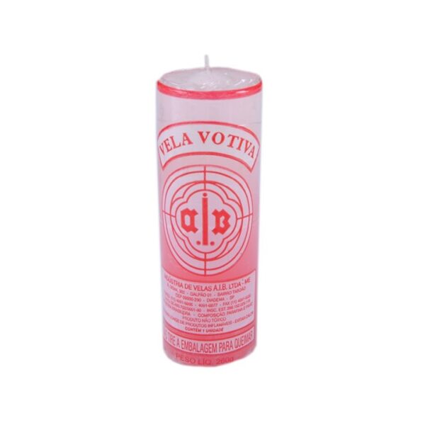 Vela Votiva Rosa Branco