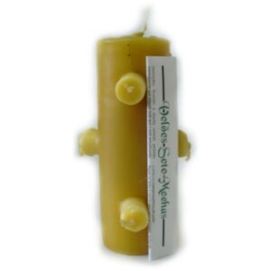 Velão 7 Mechas Amarelo 16x6 cm