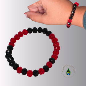 Pulseira Pomba Gira Vermelha e Preta – Umbanda