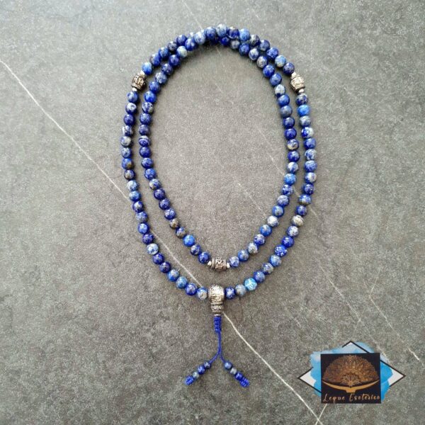 Japamala 108 contas Lapis Lazuli 70cm