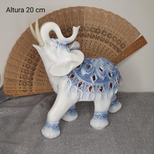 Elefante Branco alt 20cm