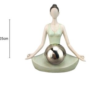 Fig. Fem. Yoga Resina 22,5x11,5x25cm
