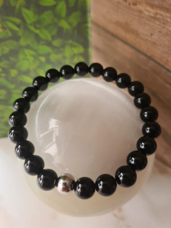 Pulseira ônix 8mm