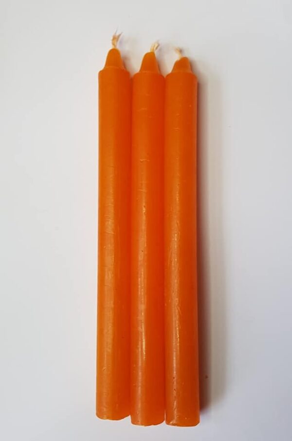 Vela 15cm Laranja