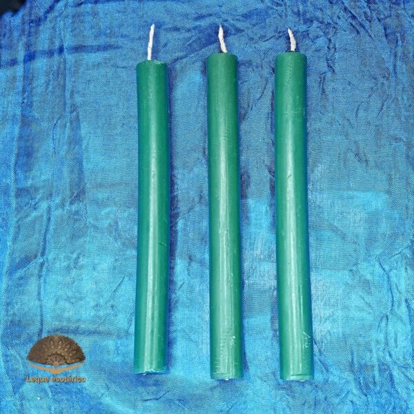Vela t 15cm Verde