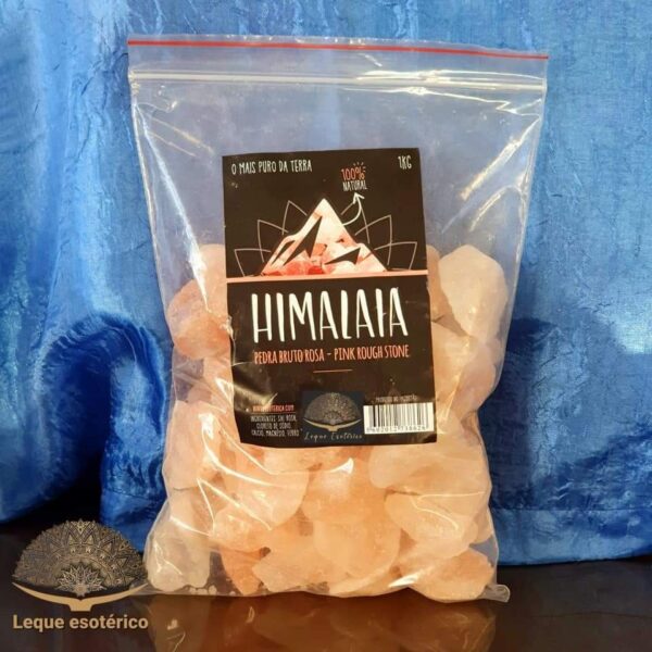 Sal pedra bruta rosa 1kg