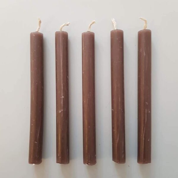 Velas 15 cm castanha 1kg