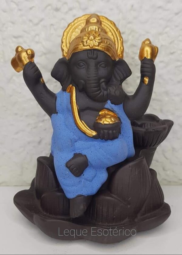 Fonte fumo Ganesha 10x12 cm