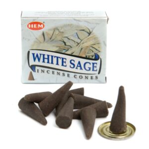 Incenso cone White sage