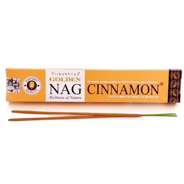 Incenso Vijayshree Golden Nag Canela