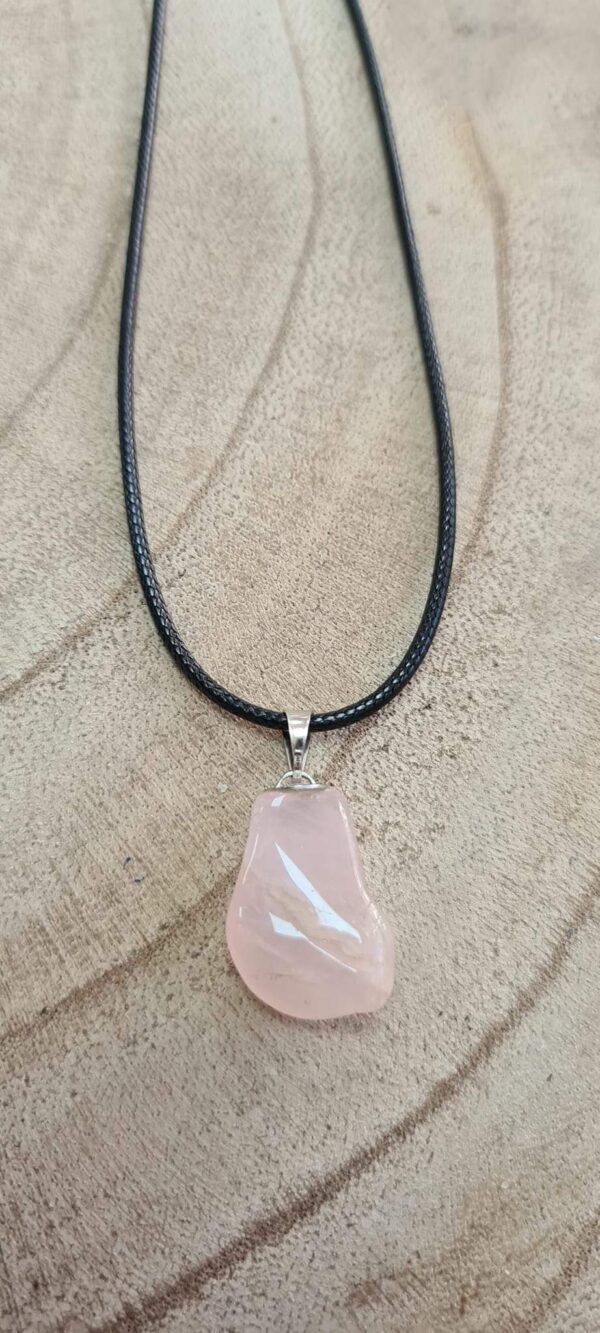 Fio com ping quartzo rosa