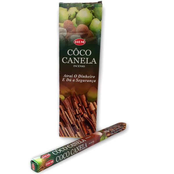 Incenso Côco Canela 1 uni.