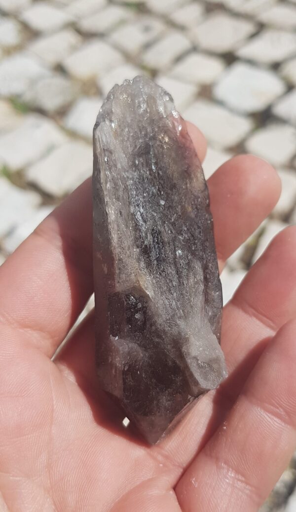 Ponta de Quartzo Fumado 7/8cm