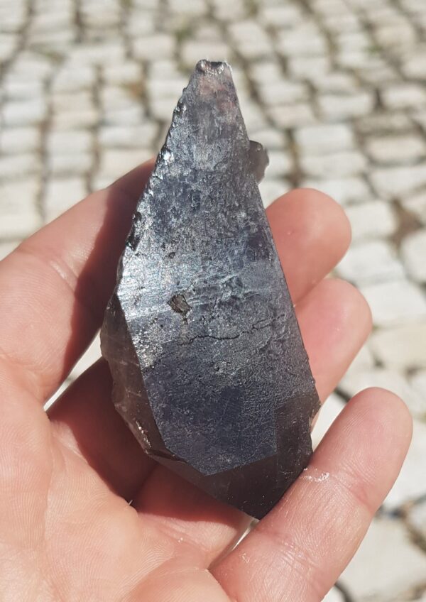 Ponta de Quartzo Fumado 7/8cm