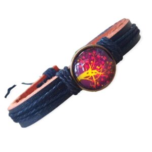 Pulseira com símbolo árvore da vida