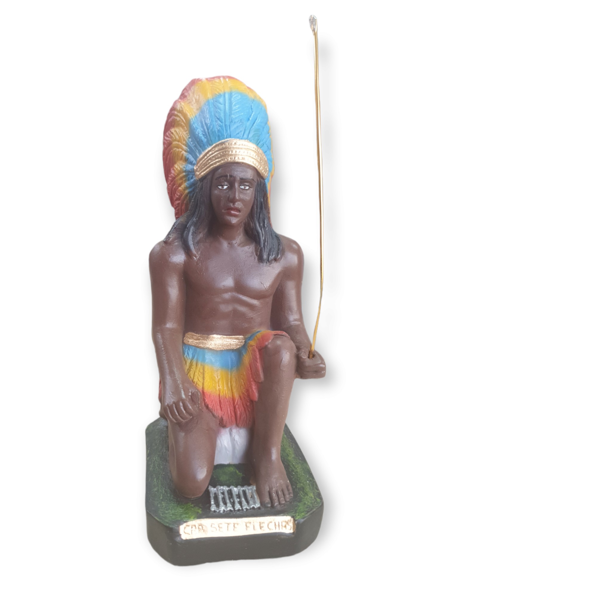 Caboclo sete flechas 19 cm