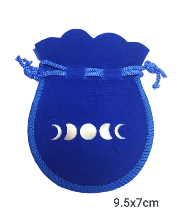 Saco veludo azul