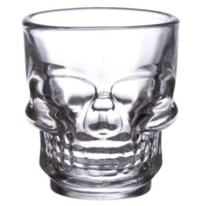 Copo Shot Caveira em Vidro 60 ml