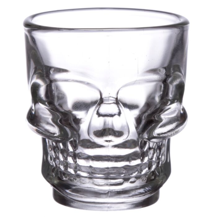 Copo Shot Caveira em Vidro 60 ml