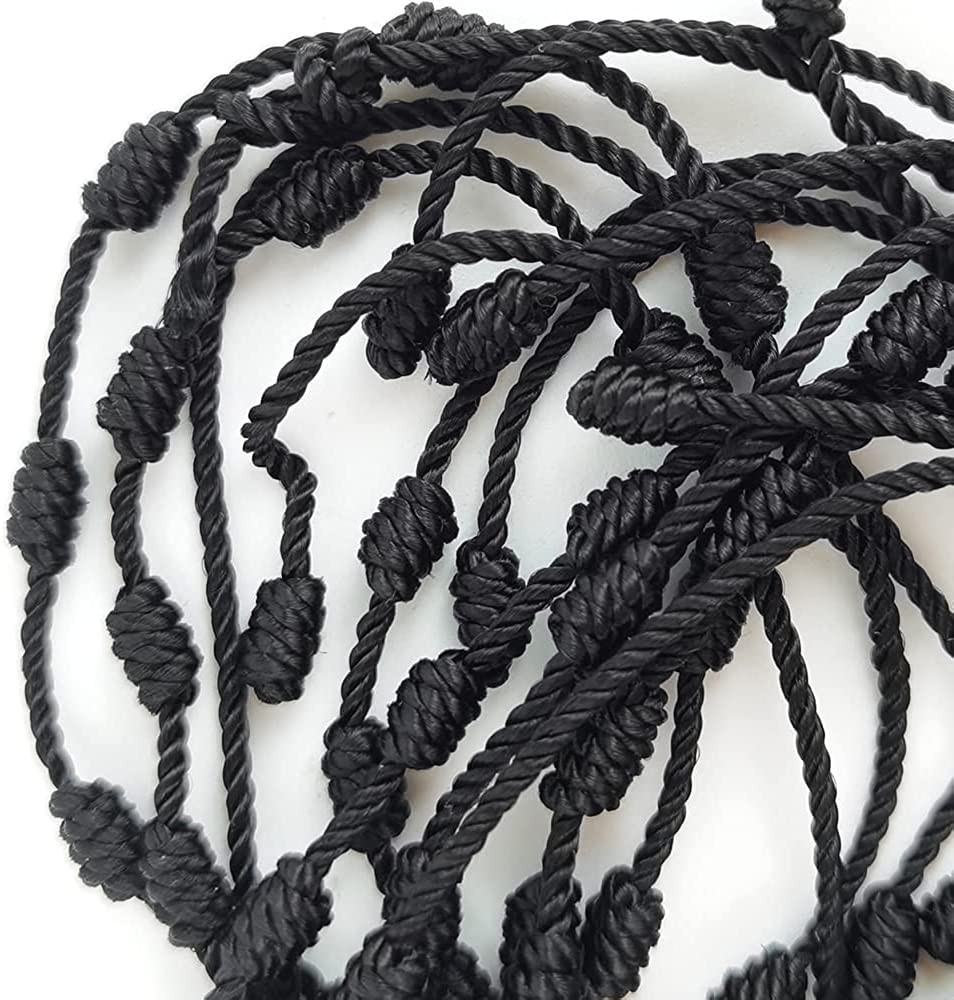 Pulseira 7 nós kabbalah Preta