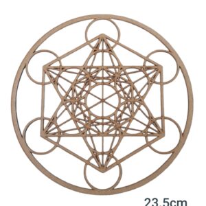 Simbolo Metatron Madeira 23.5cm