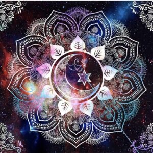 Tapeçaria Mandala Lua