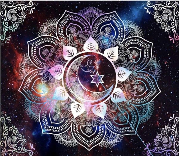 Tapeçaria Mandala Lua