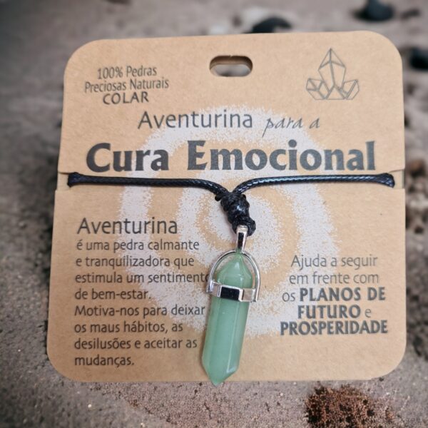 Aventurina com colar