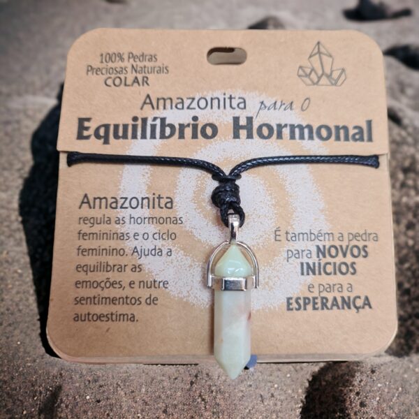 Amazonita com colar