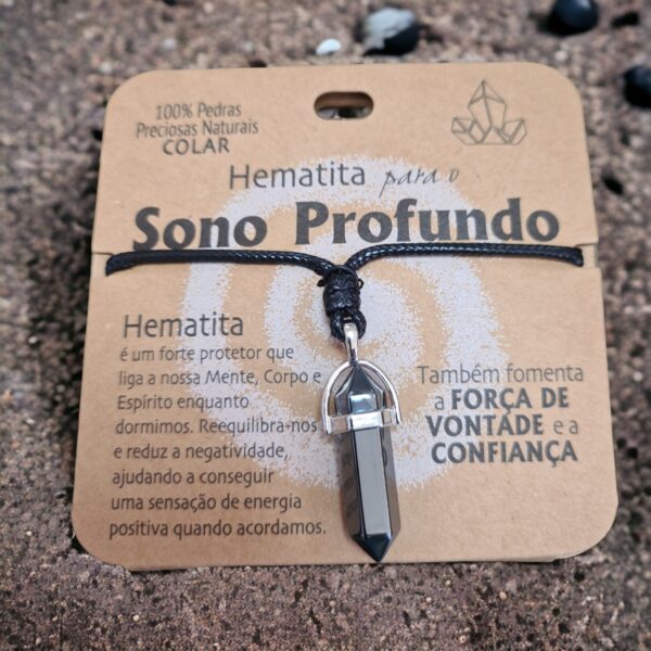 Hematite com colar