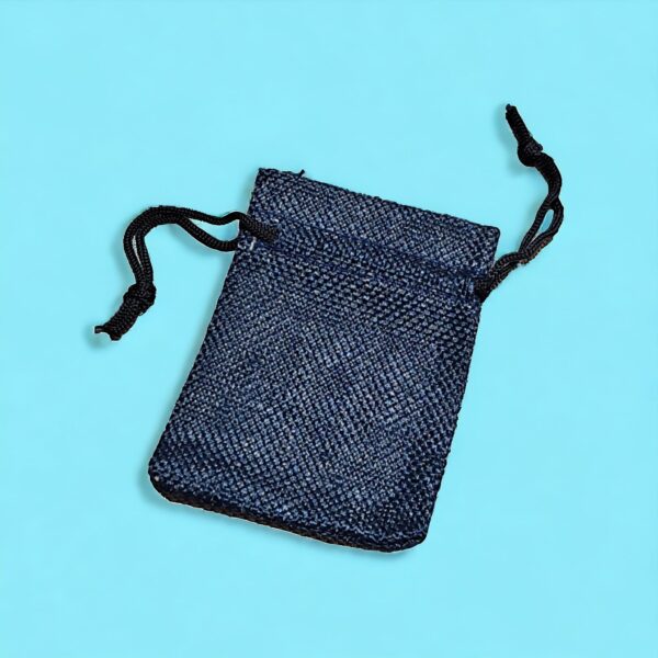 Bolsa veludo Ganga azul 7x9cm