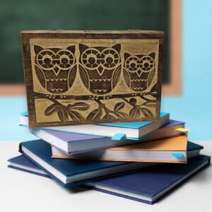 Caixa Madeira 3 mochos