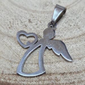 Pend Anjo coração 3cm