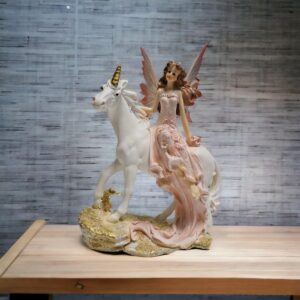 Fada Com Unicórnio 30cm