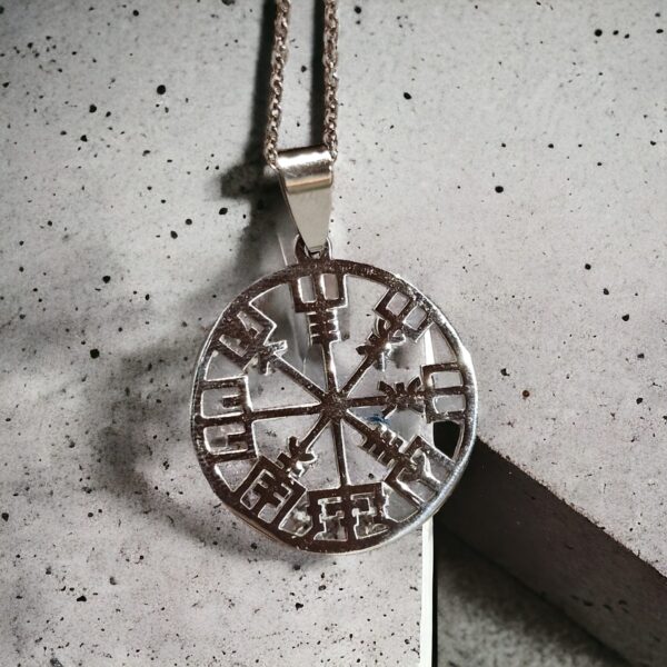 Fio aço c/ VEGVISIR a Bússola Viking