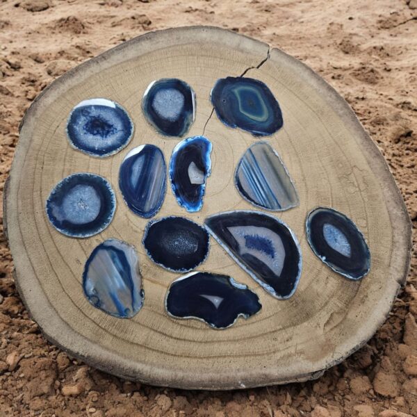 Placa Agata Azul