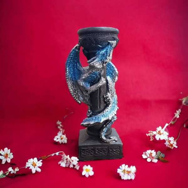 Candelabro Dragao 15cmx7cm
