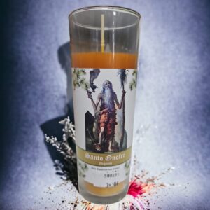 Vela Santo Onofre copo Vidro