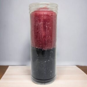 Vela copo Vermelho e Preto