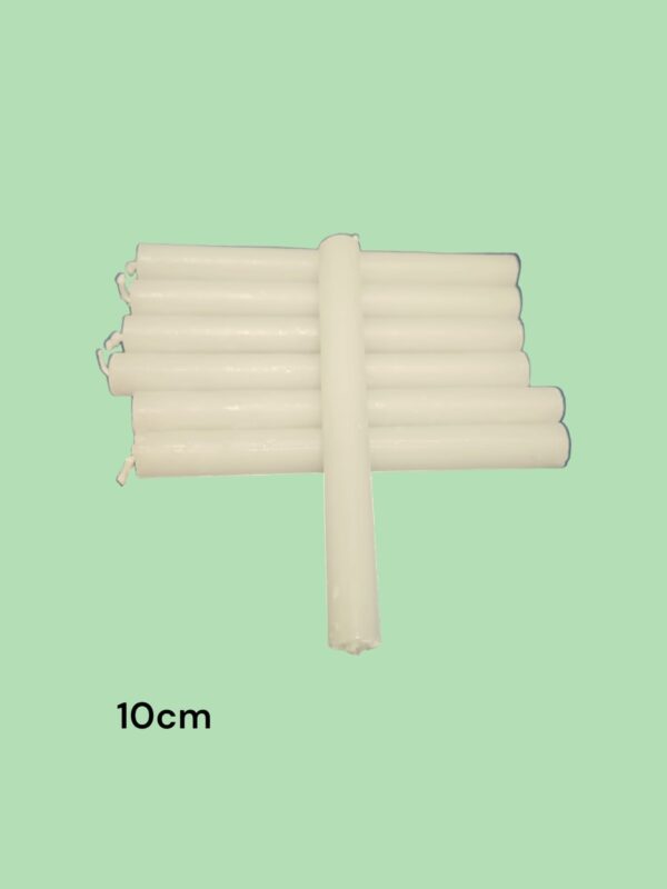 Vela Branca 10cmx1cm