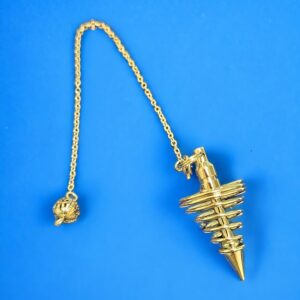 Pendulo Espiral prateado