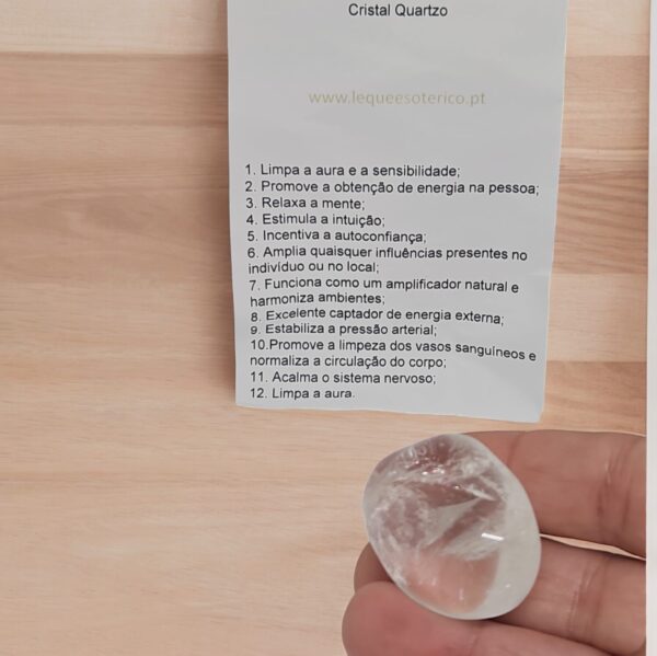 Cristal Quartzo rolado