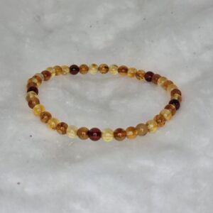 Pulseira de Âmbar elastica