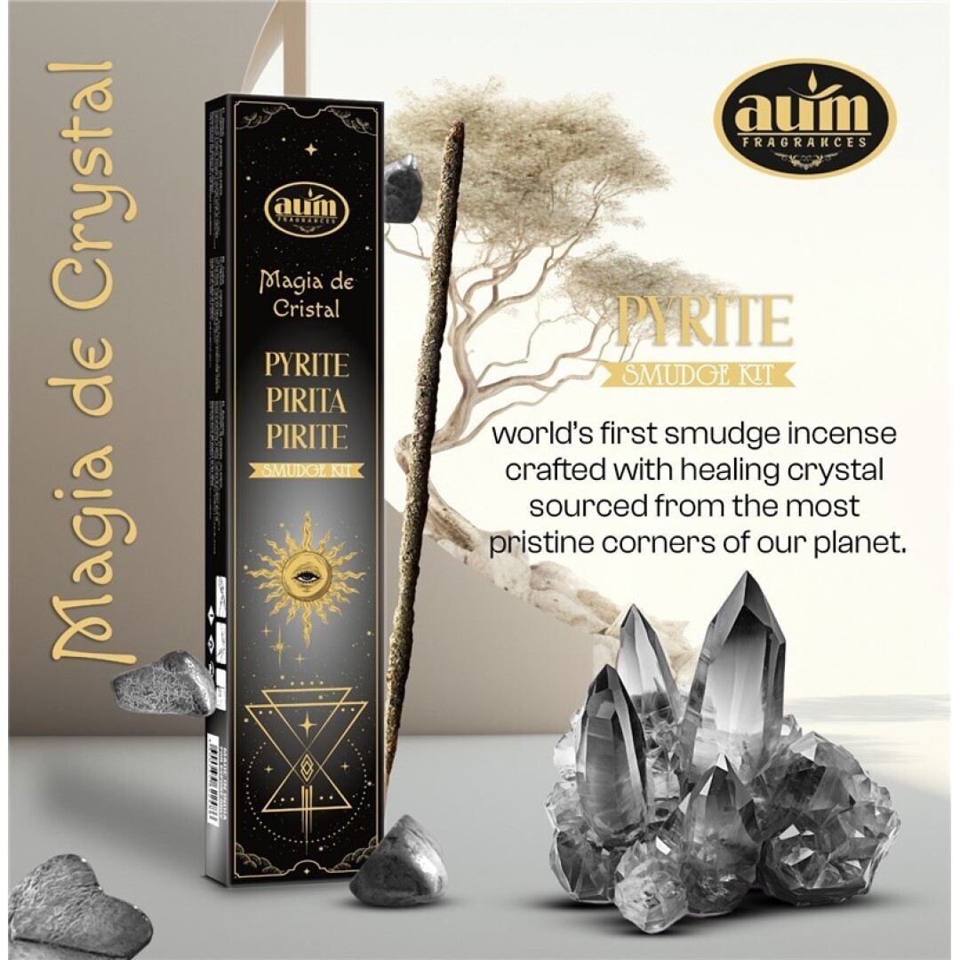 Aum Magia de Cristal 20g+Cristal Pirita
