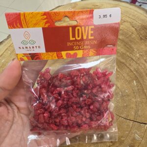 Incenso Resina Love 50g – Namaste India