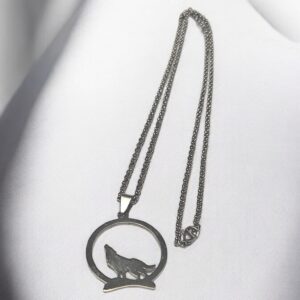 Fio + pend. Lobo Aço