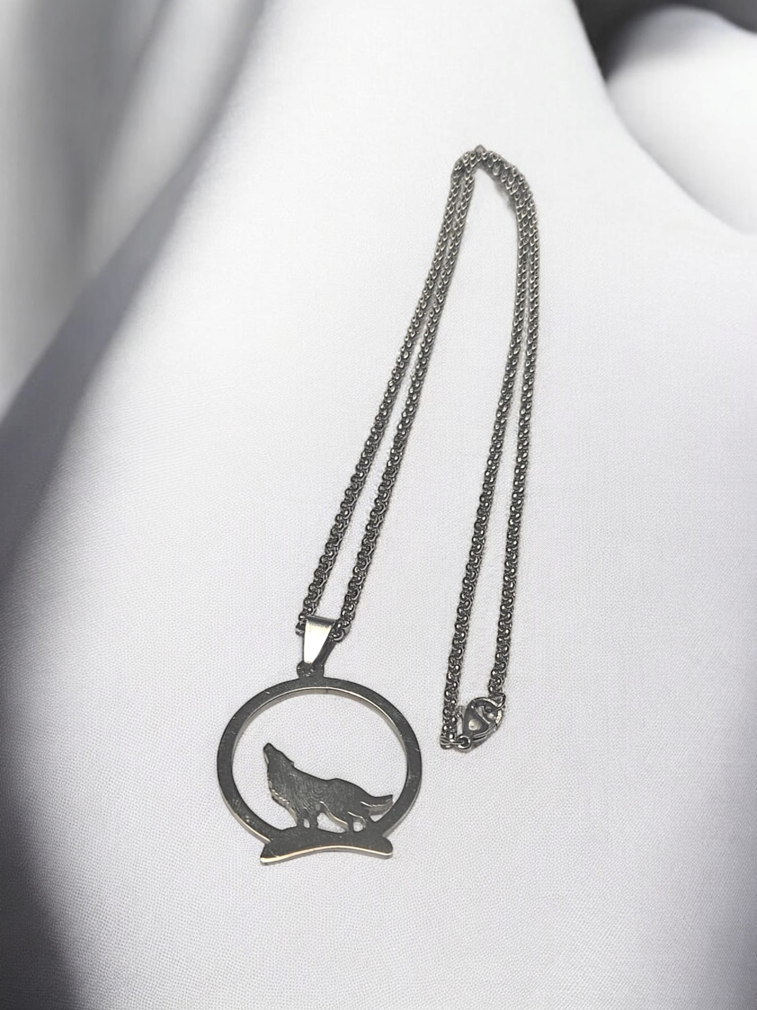 Fio + pend. Lobo Aço