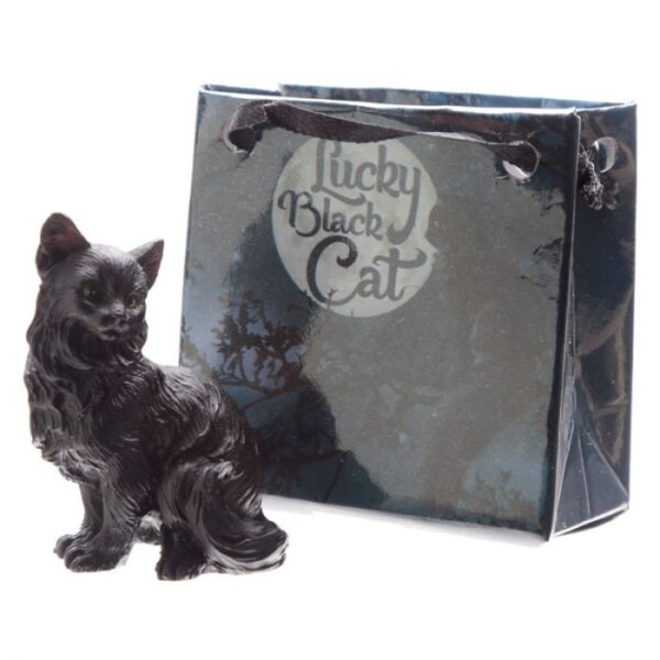 Saco Mini para Presentes - Gato Preto da Sorte