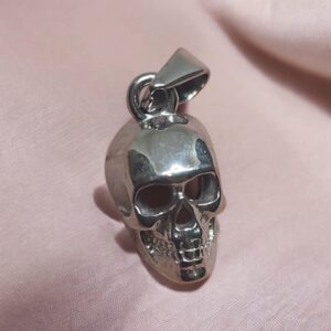 Pend. Caveira Aço 2 cm