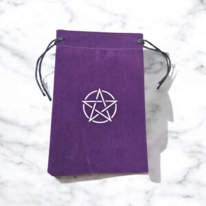 Bolsa Tarot pentagrama Lilás